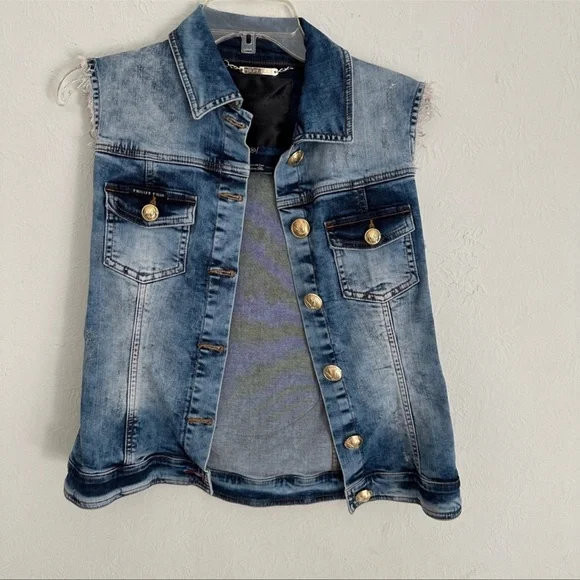 Philip Plein‎ jean vest